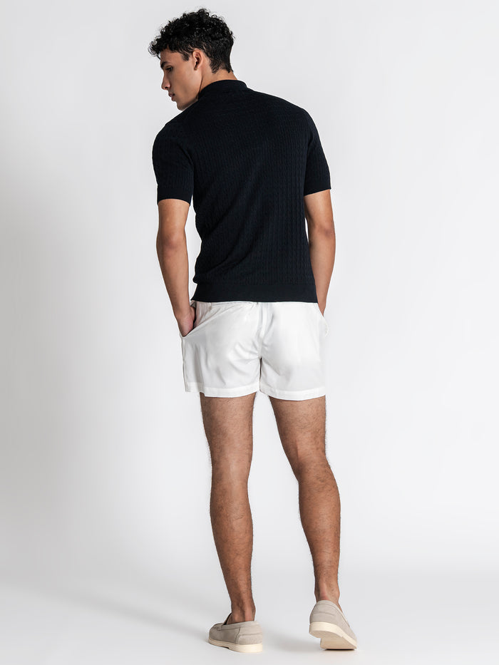 polos / Navy Blue GG Knit Polo