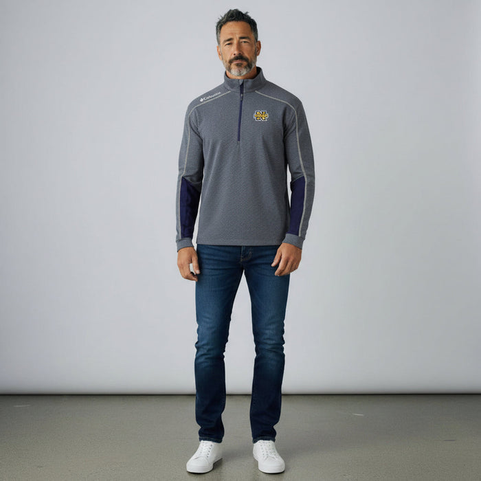 Navy Columbia Shotgun 1/4 Zip Pullover*