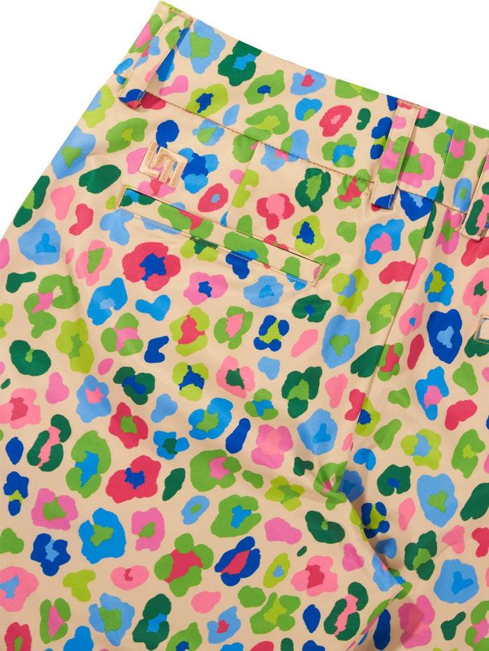 New Loudmouth Women's Bermuda Golf Shorts - Leopard Spots MSP$78