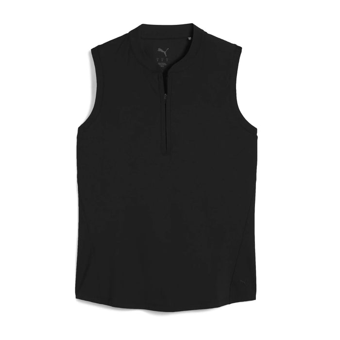New Puma Women's Aerlon Mock Sleeveless Golf Polo MSP$60