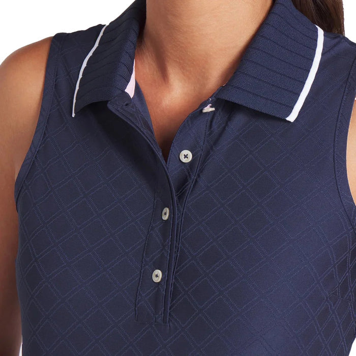 New Puma Women's X AP Jacquard Sleeveless Golf Polo MSP$75