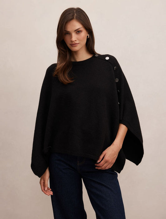 Nicole Hardware Cape 0 Black Forever New