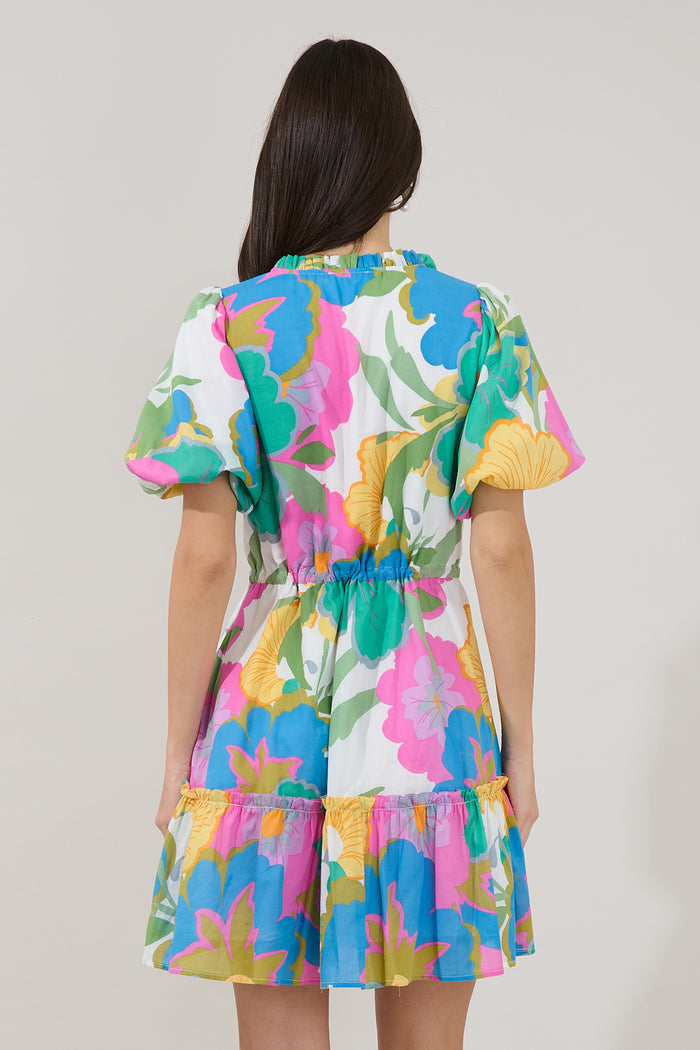 Noella Shift Mini Dress Floral