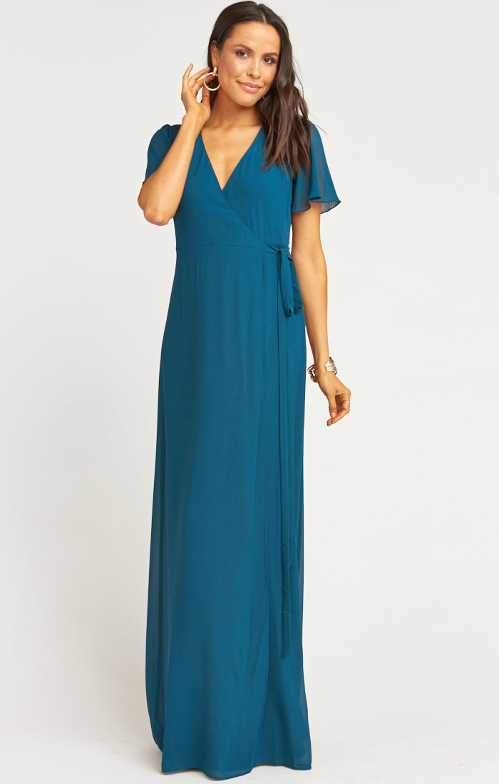 Deep Jade Chiffon