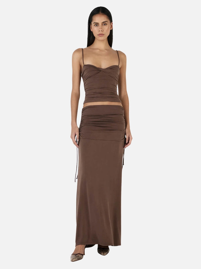 Norina Top - Chocolate