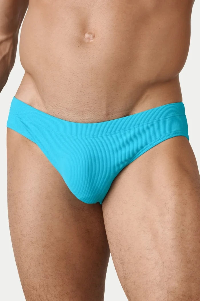 OAISIS CLASSIC SWIM BRIEF - CYAN