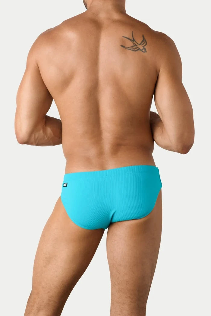 OAISIS CLASSIC SWIM BRIEF - CYAN