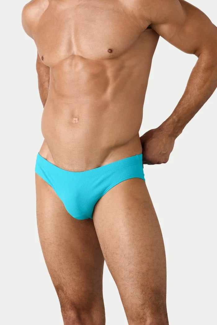 OAISIS CLASSIC SWIM BRIEF - CYAN