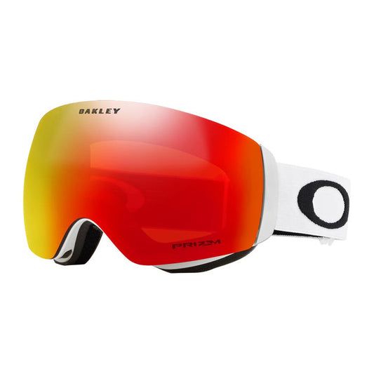 Oakley Flight Deck M Prizm Snow Goggle - Matte White/Torch