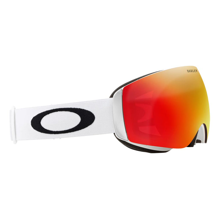 Oakley Flight Deck M Prizm Snow Goggle - Matte White/Torch