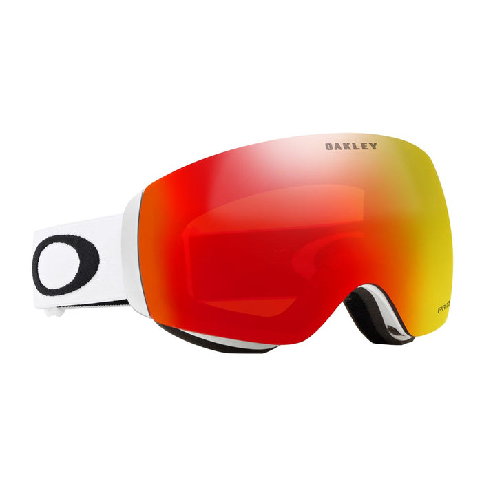 Oakley Flight Deck M Prizm Snow Goggle - Matte White/Torch
