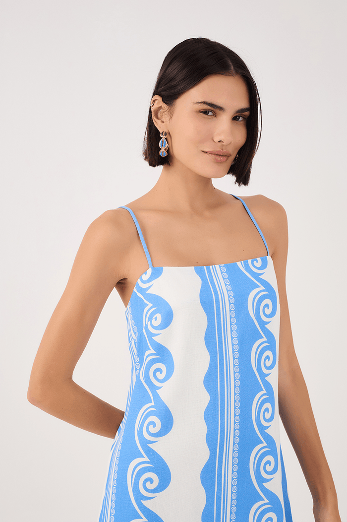 Ocean Print Mini Dress_5