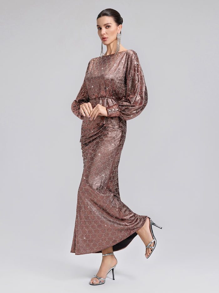 Off-Shoulder Rhinestone Top