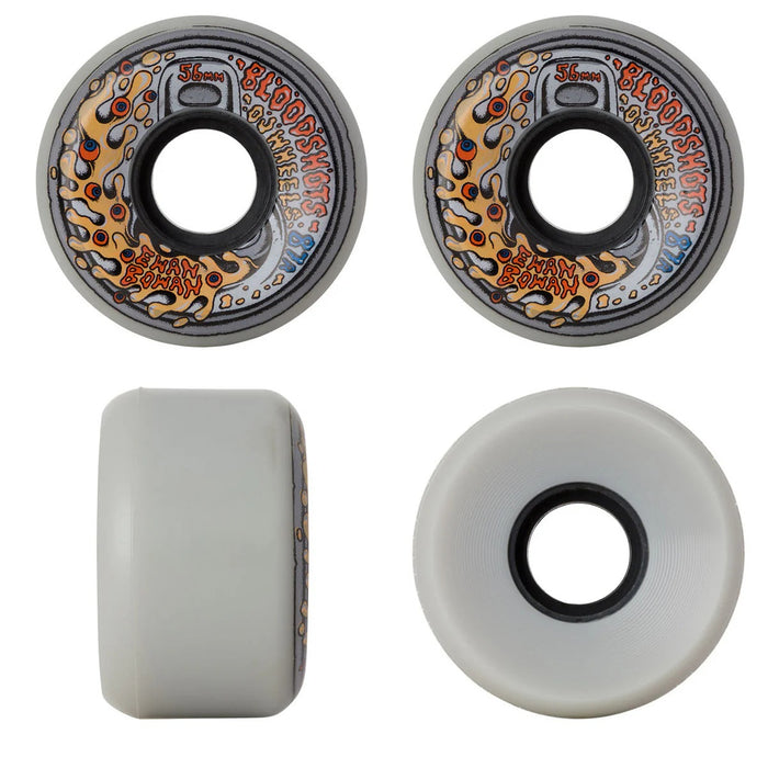 OJ BOWMAN BLOODSHOTS KEYFRAME 87A SKATEBOARD WHEELS