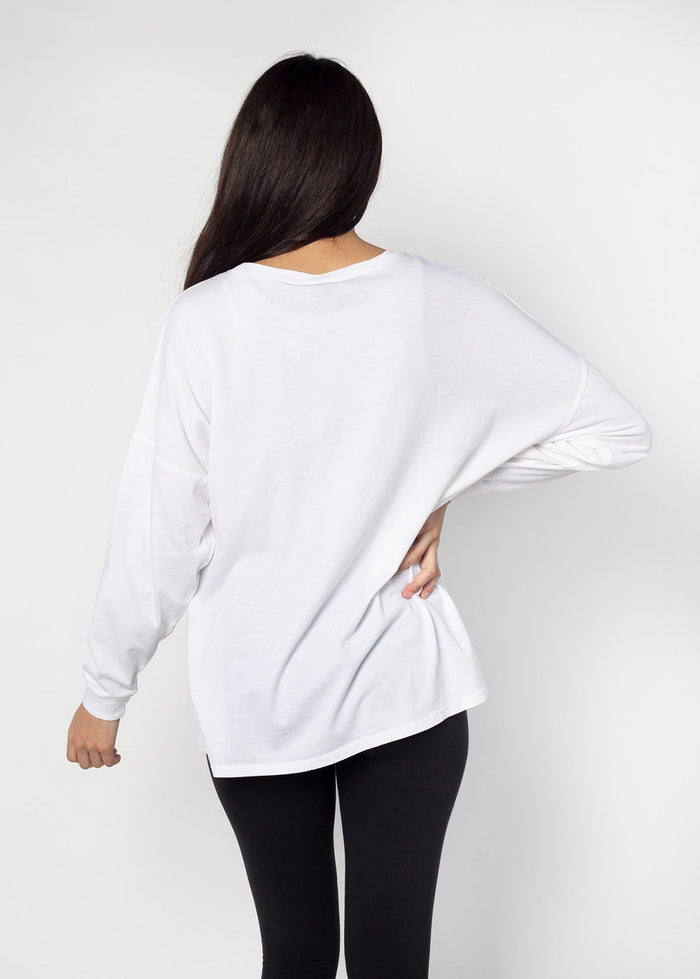 Oklahoma Sooners Women's Big Shirt in White