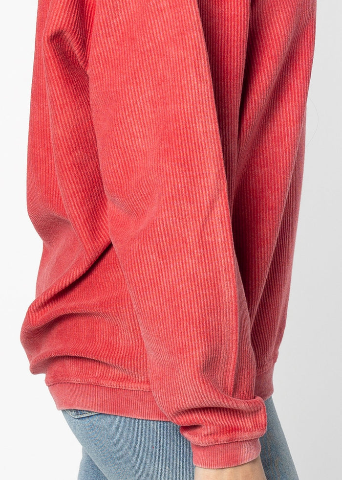 Oklahoma Sooners Women's Clubhouse Original Corded Crew