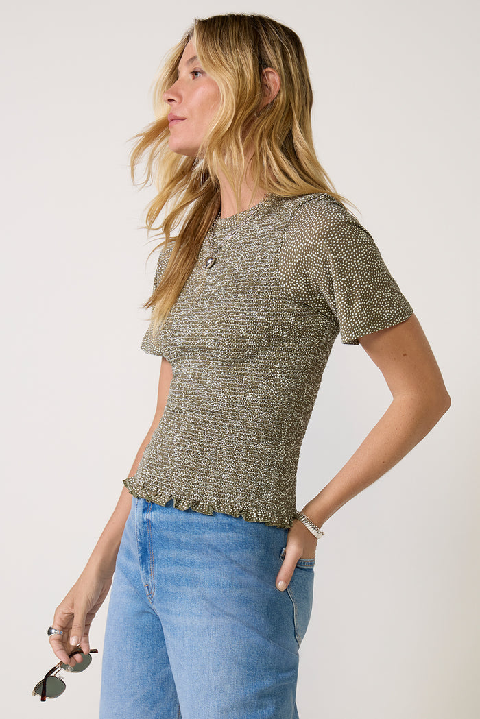 Olivia Smocked Top