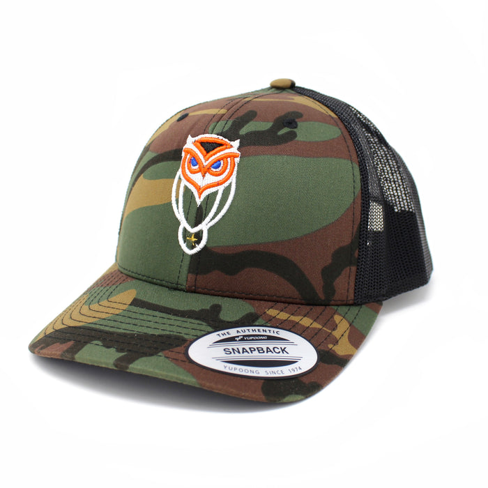 Owl Embroidered Trucker Hat