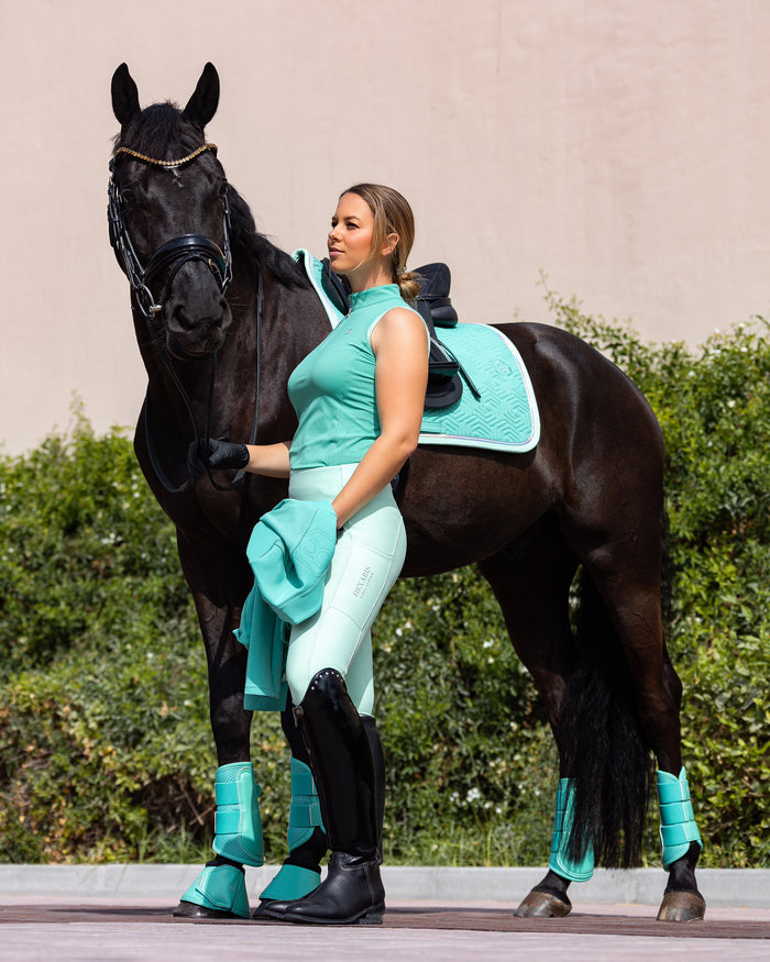 Paradiso Saddle Pad - Sea Turquoise