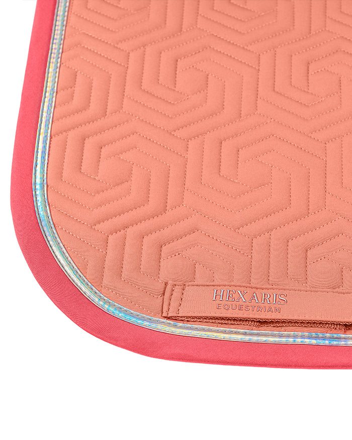 Paradiso Saddle Pad – Flamingo Peach