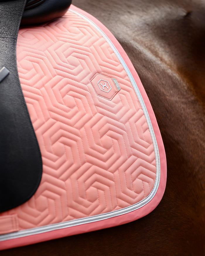 Paradiso Saddle Pad – Flamingo Peach