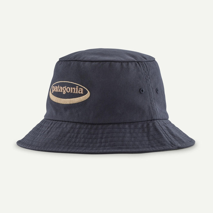 PATAGONIA BUCKET HAT '95 OVAL LOGO: SMOLDER BLUE