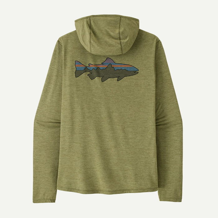 PATAGONIA CAPILENE COOL SUN HOODY - FITZ ROY TROUT MENS HOODIE