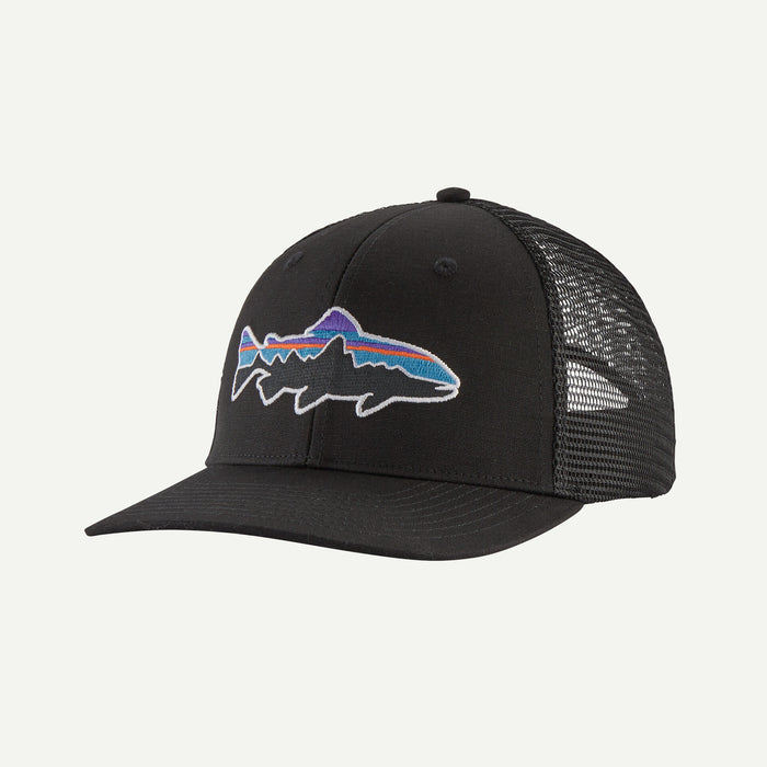 PATAGONIA FITZ ROY TROUT TRUCKER HAT BLACK
