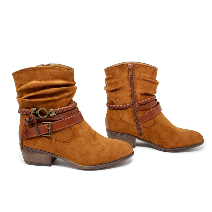 Pierre Dumas Ankle Boot- Whiskey
