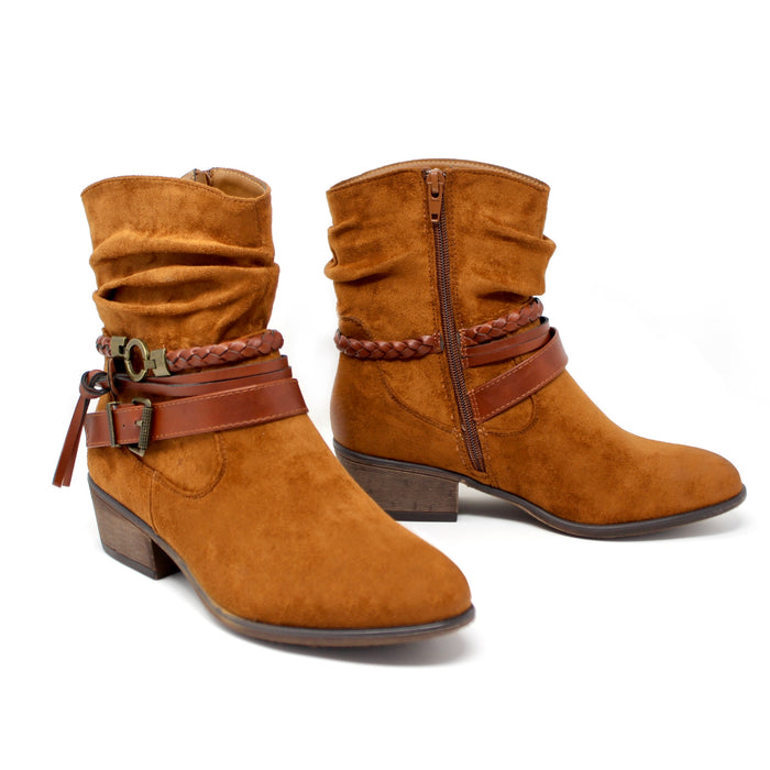 Pierre Dumas Ankle Boot- Whiskey