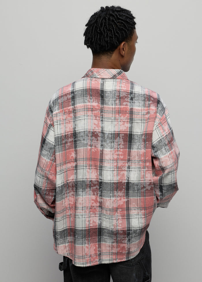 PINK CHECKED SHIRT