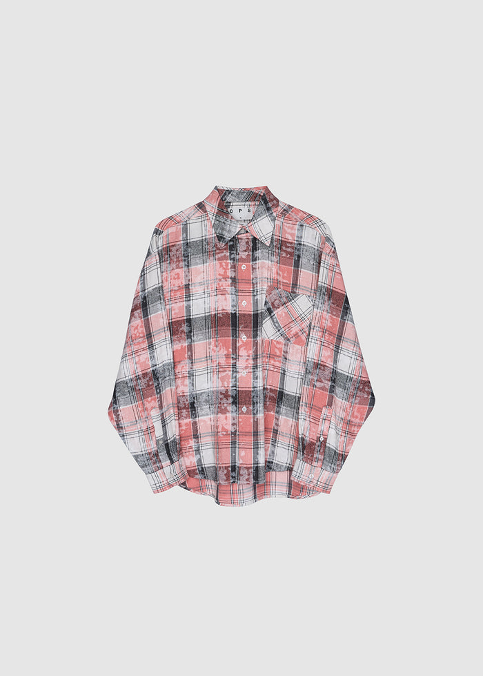 PINK CHECKED SHIRT