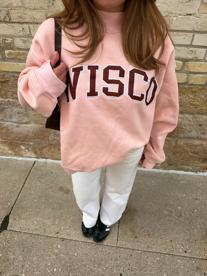 Pink Wisco Mock Neck