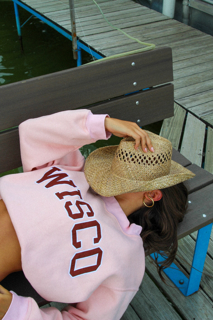 Pink Wisco Mock Neck