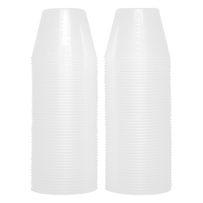 Plastic Medicine Cups Graduated 1 Oz 100/sleeve