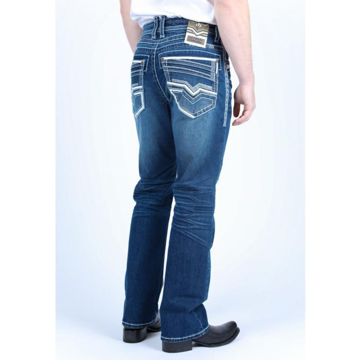 Platini Holt Men's Slim Boot Cut Jeans