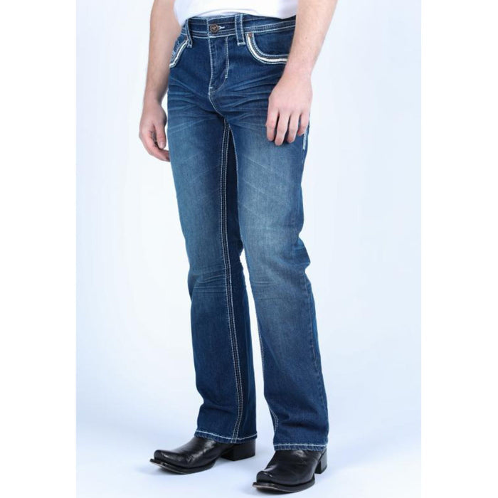 Platini Holt Men's Slim Boot Cut Jeans
