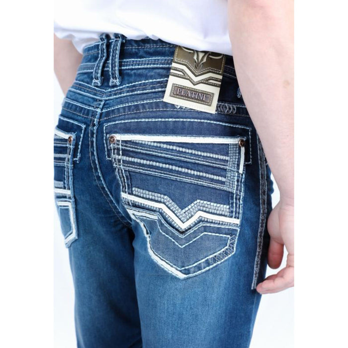 Platini Holt Men's Slim Boot Cut Jeans