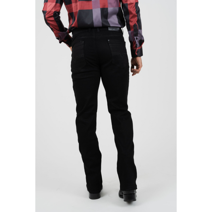 Platini Mens Boot-Cut Premium Denim Jeans