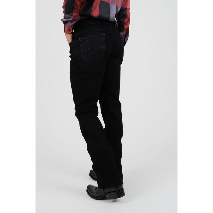 Platini Mens Boot-Cut Premium Denim Jeans
