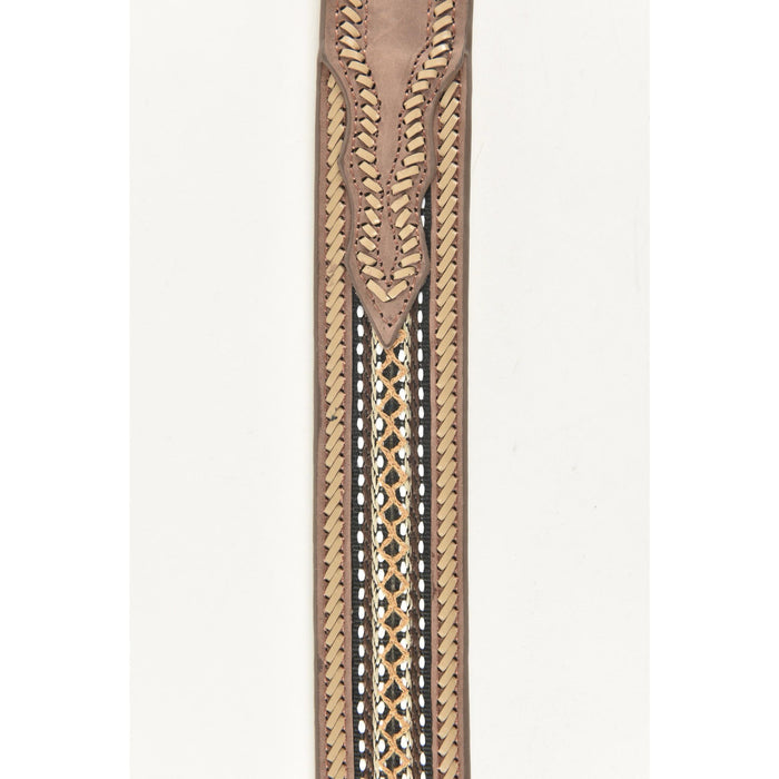 Platini Men's Leather Hand Stitched Belt- Brown
