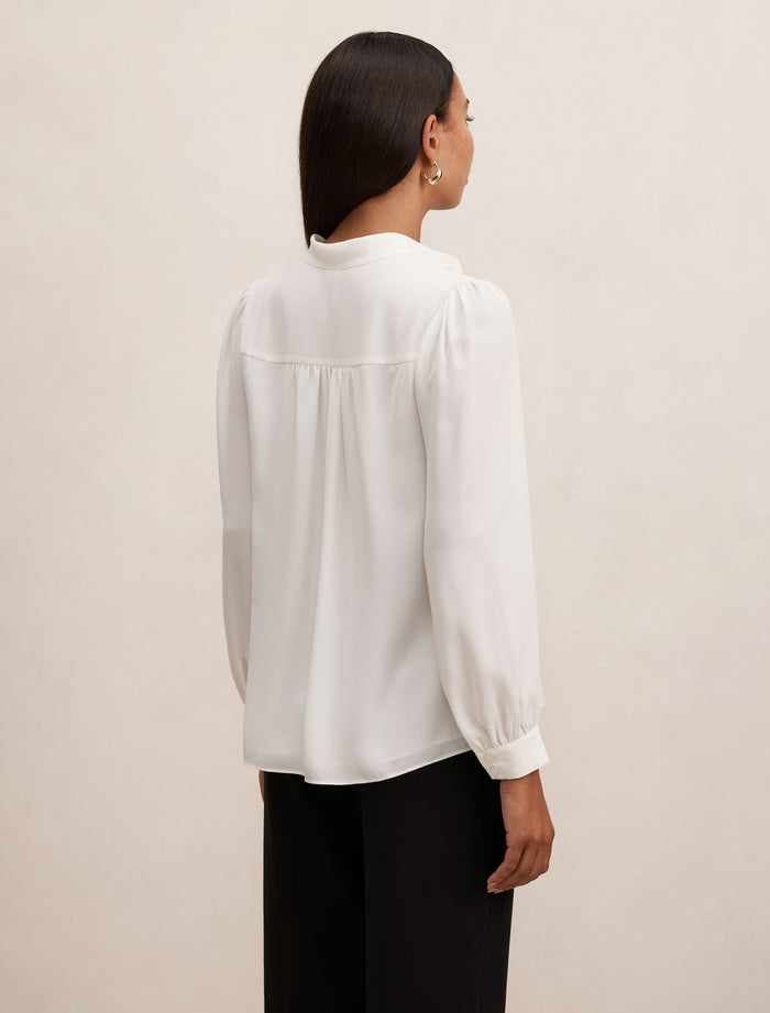 Poppy Lace Trim Blouse Forever New