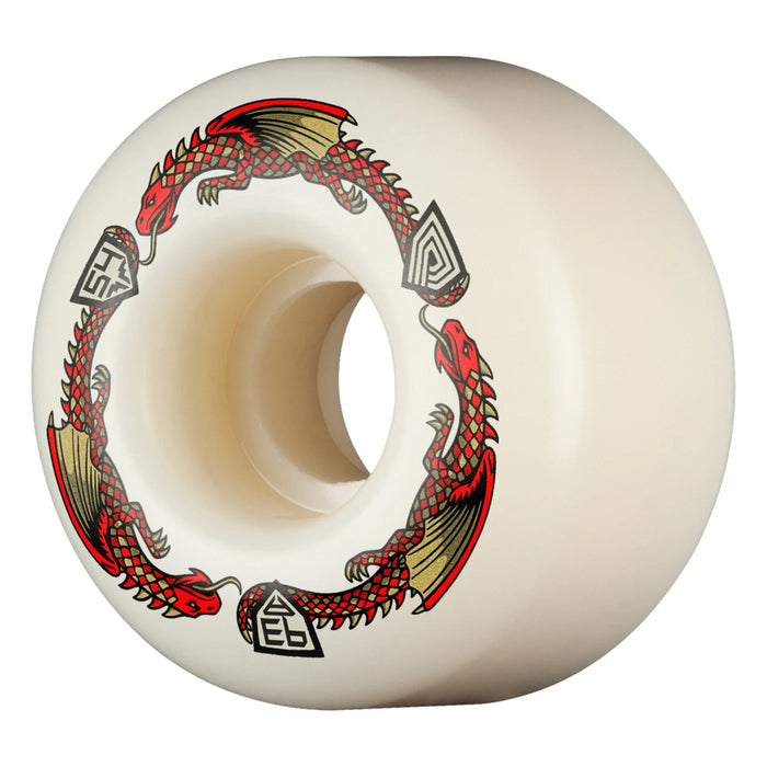 POWELL PERALTA DRAGON FORMULA WHEELS V4 93A RED SKATEBOARD WHEELS