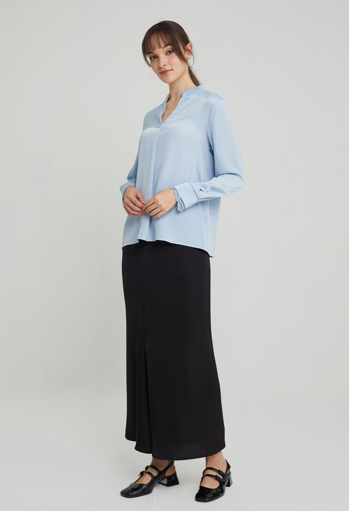 Prim Peekaboo Lace Blouse
