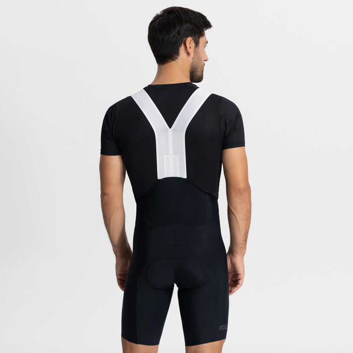 Rogelli Prime II korte fietsbroek heren zwart gedragen achterkant.