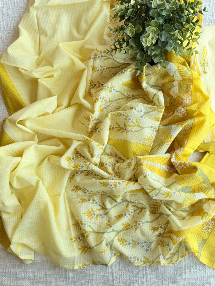 Printed cotton suit material