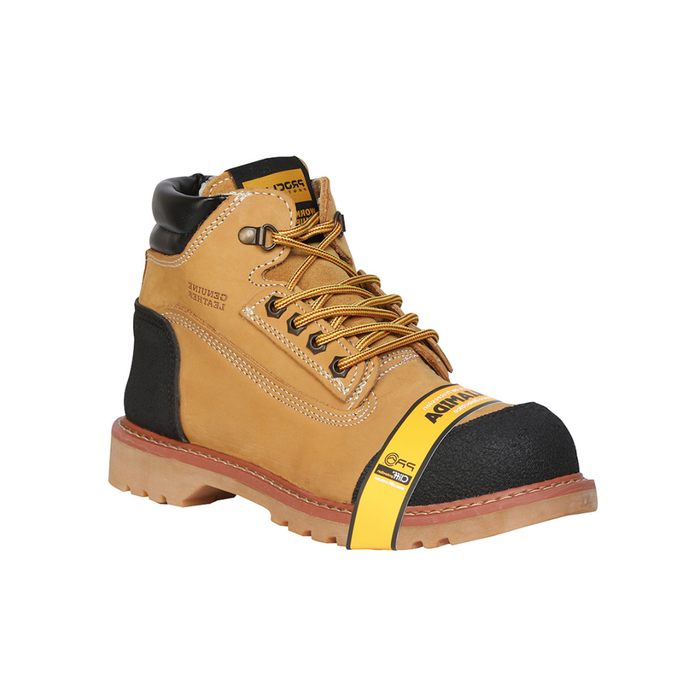 Procliff Protection Lace-Up Work Shoe - Nobuck Honey