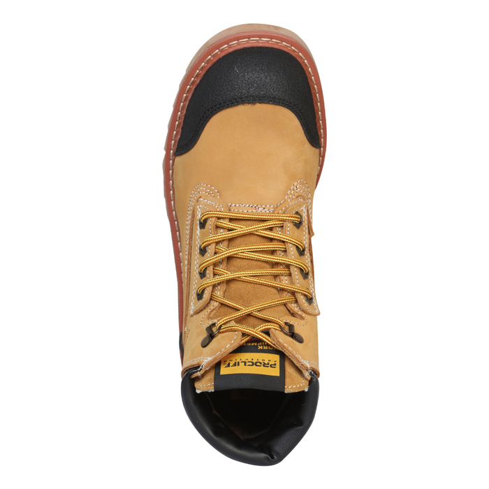 Procliff Protection Lace-Up Work Shoe - Nobuck Honey