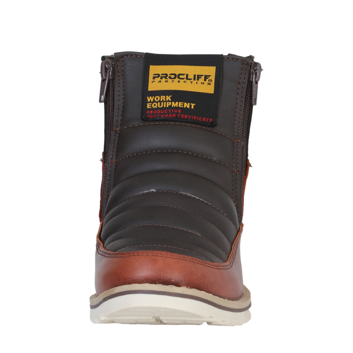 Brown work boot with ProCliff label