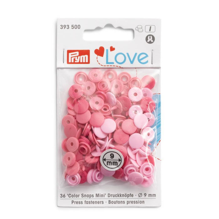 Prym Love: Color Snap Fastener: 9 mm - Snaps